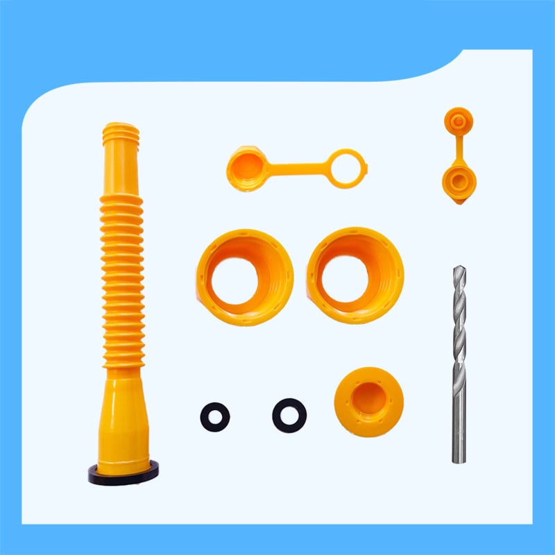 LAST DAY PROMOTION SAVE 49%š„Upgraded Replacement Gas Can Spout with Flexible Nozzle, Fit for Most 1/2/5/10 Gal Can