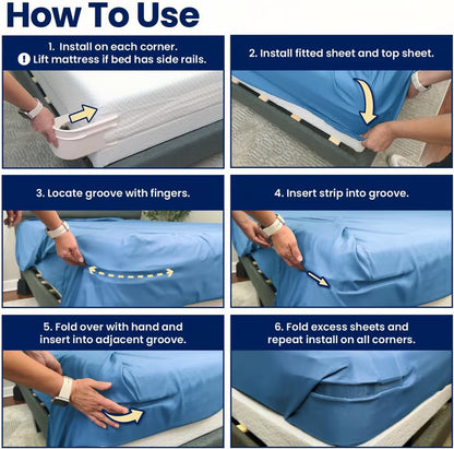 💖Last Day 49% OFF💖Sheet Holders - Secure Bed Sheets Firmly in Place