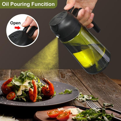 🎁LAST DAY SALE 49% OFF💕- 2 in 1 Glass Oil Sprayer & Dispenser🔥