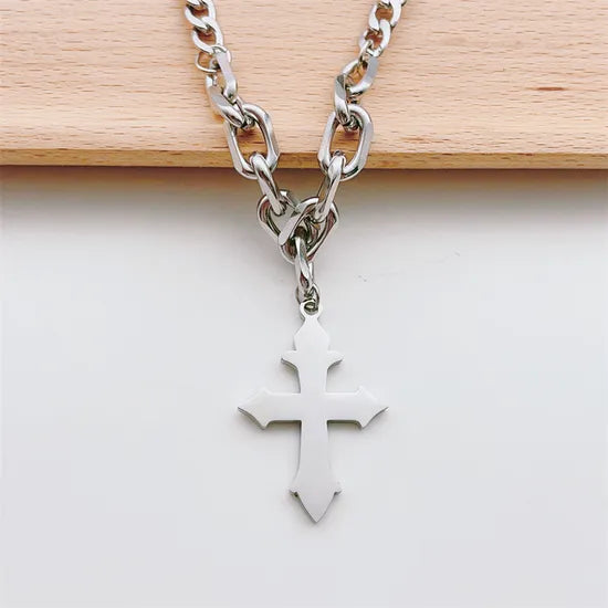 Cross Pendant Hip-Hop Necklace
