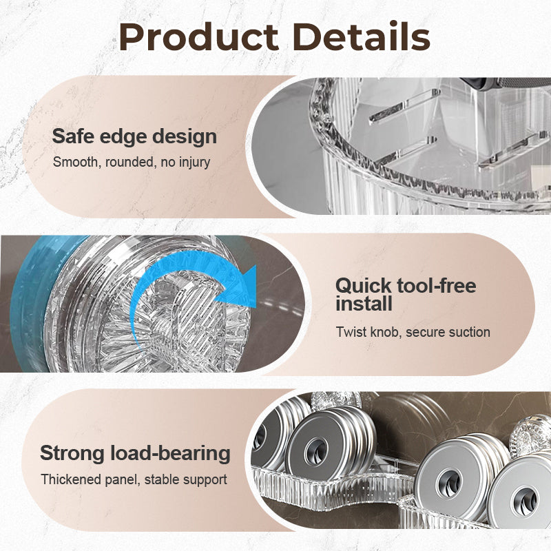 🚰 50% OFF HOT SALE 2025! ✨ Universal Removable Faucet Storage Rack - Expandable Design with Drainage Holes for Kitchen & Bathroom Organization 🛁💫