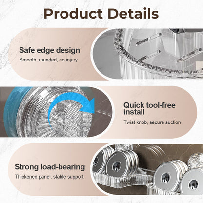 🚰 50% OFF HOT SALE 2025! ✨ Universal Removable Faucet Storage Rack - Expandable Design with Drainage Holes for Kitchen & Bathroom Organization 🛁💫